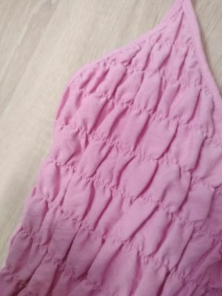 Crop top rosa drapeado sexy