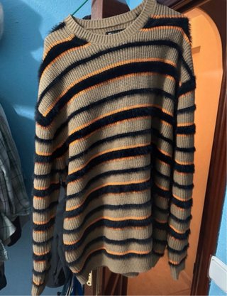 Jersey ASOS rayas marrón naranja