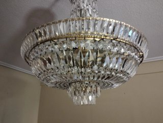 Lámpara araña de cristal
