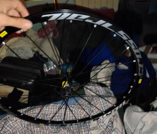Rueda Delantera Mavic 26 crossrail Buje de Trasera