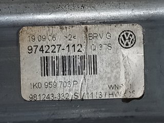 ELEVALUNAS TRASERO IZQUIERDO VOLKSWAGEN PASSAT BE