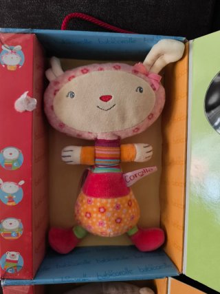 Muñecos Corolle Conejo y Mono