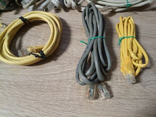Lote 12 Cables Ethernet Varias Medidas