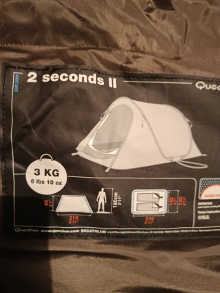 Tienda de campaña Quechua 2 Seconds II