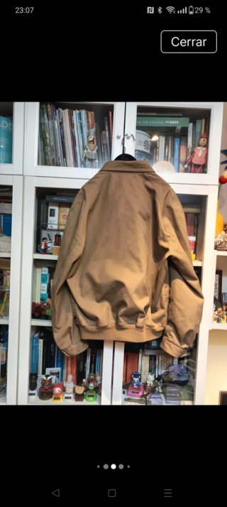 Cazadora Fred Perry Beige Talla M