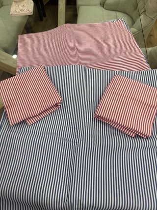 2 Fundas Nórdicas y 2 Almohadas Rayas 80