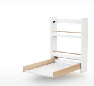 Cambiador Bebé Pared Plegable Madera Essentiel