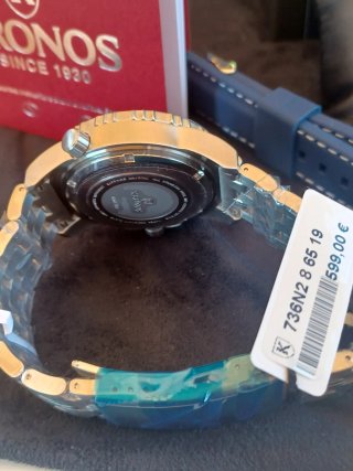 Reloj Kronos K300 Automático Azul Nuevo