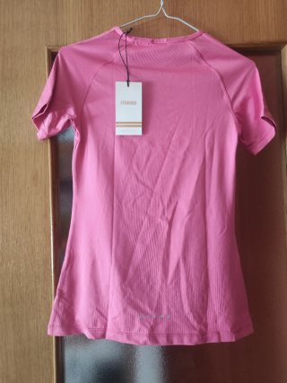 Camiseta STRONGER Rosa Fucsia Talla XS