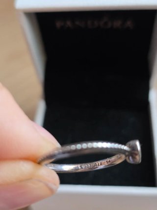 Anello Pandora Cuore Misura 54