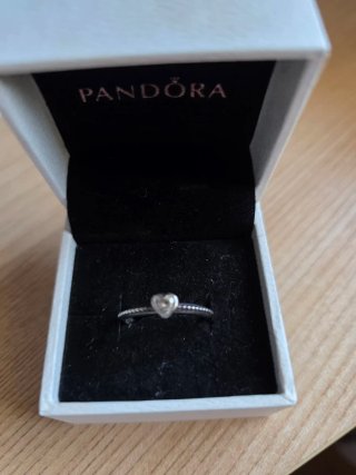 Anello Pandora Cuore Misura 54