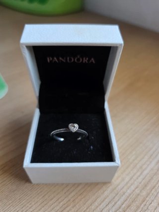 Anello Pandora Cuore Misura 54
