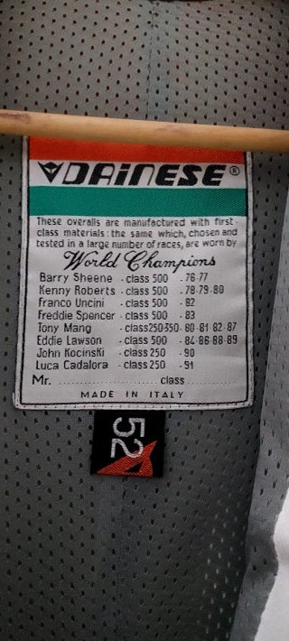 Mono Dainese 2 piezas retro vintage