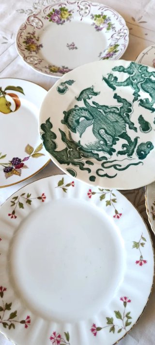 6 dessert vintage