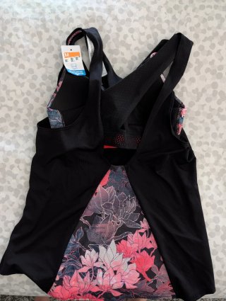 Camiseta deportiva con sujetador M floral