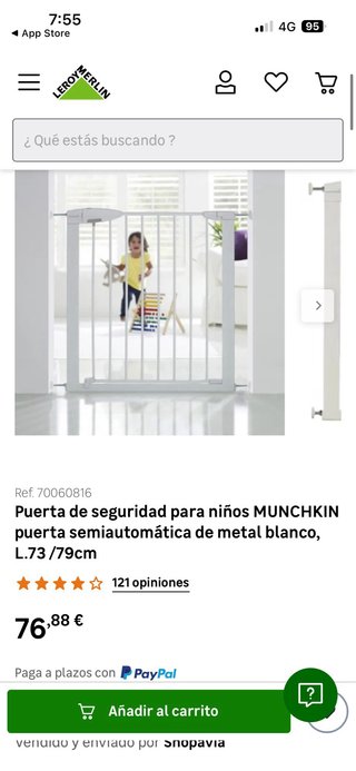 Barrera seguridad puerta/escalera Munchkin