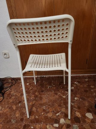 Silla Ikea Blanca Plástico