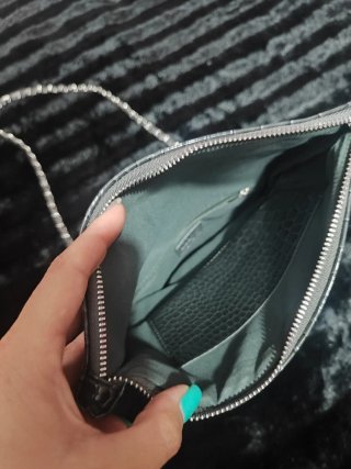 Bolso cadena estampado serpiente