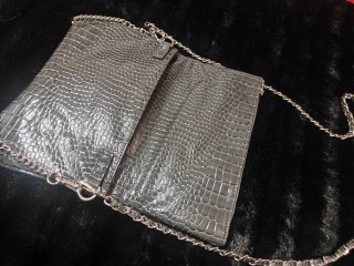 Bolso cadena estampado serpiente