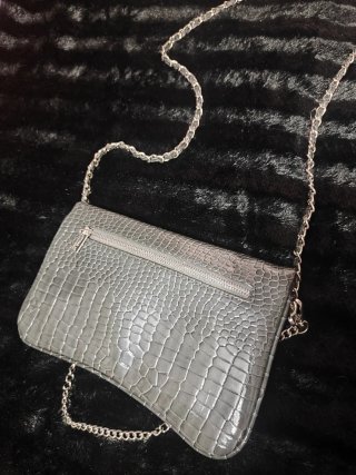 Bolso cadena estampado serpiente