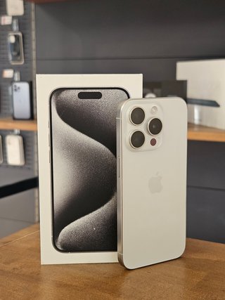 IPHONE 15 PRO 256GB BIANCO BATTERIA 100%