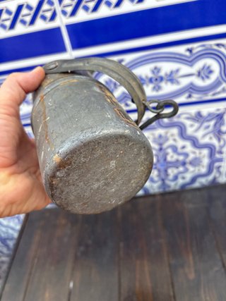 Antigua lampara de carburo lampara minera