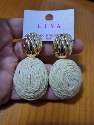 Pendientes LINA flamenca evento dorados