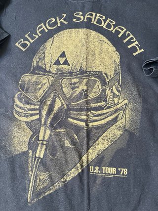 Camiseta Black Sabbath U.S. Tour '78