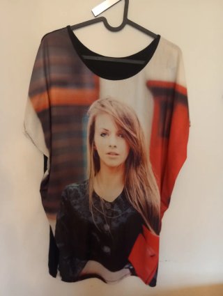Camiseta Estampada Mujer Talla Única