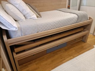 Cama nido, mueble escritorio. Todo el conjunto.