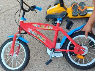 Bicicleta Paw Patrol niño 3-5 años