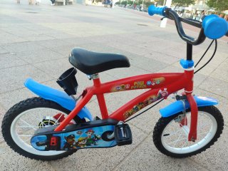 Bicicleta Paw Patrol niño 3-5 años