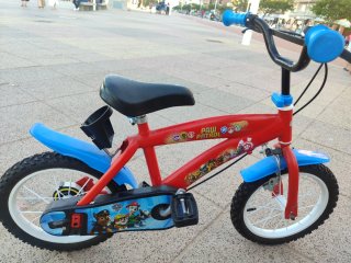 Bicicleta Paw Patrol niño 3-5 años
