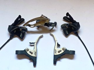 Kit comandi, leve e deragliatore Shimano Deore LX