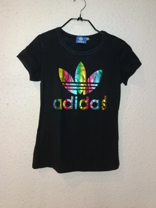 Camiseta Adidas Originals Logo Trifolio Metalizado