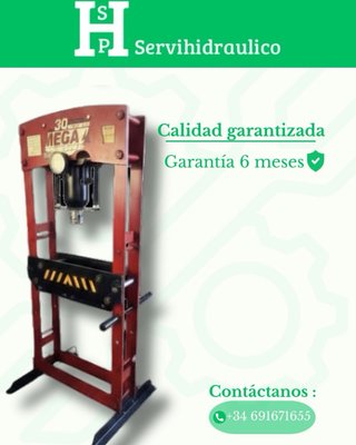 Prensa Hidráulica Mega 30 Toneladas