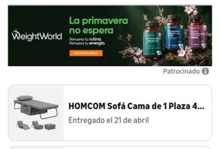 Sofá Cama Homcom Gris
