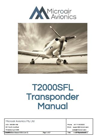Transpondedor Microair T2000SFL