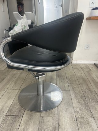 Silla de peluquería negra venta en pack o por sepa