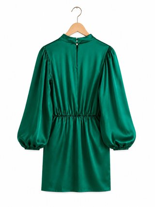 Vestidos Zara Verde y Blanco