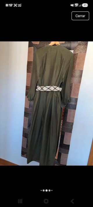 Mono Zara verde oliva talla M