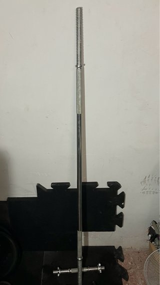 2 discos de pesa 10kg Hierro + Barra 160