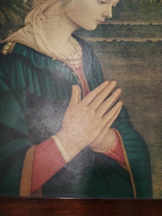 Cuadro religioso  Marco madera