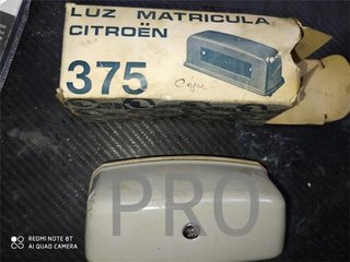 luz de matricula citroen