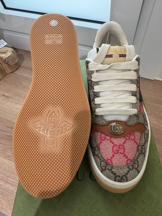 Zapatillas Gucci Beige/Rosa Talla 36
