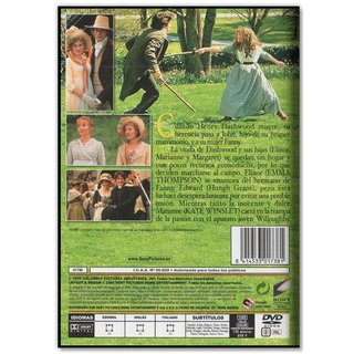 SENTIDO Y SENSIBILIDAD (Drama, Romántico)