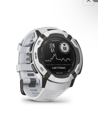 Garmin Instinct 2X Solar Smartwatch Blanco