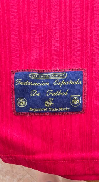 Camiseta selección Española año 1996