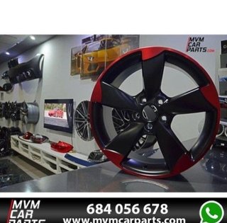 Llanta  Rotor Red Candy Audi