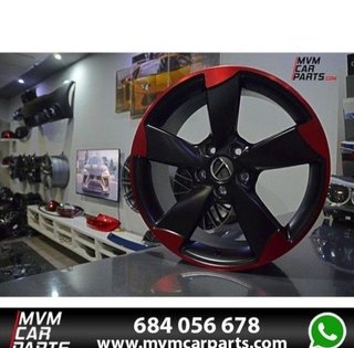 Llanta  Rotor Red Candy Audi